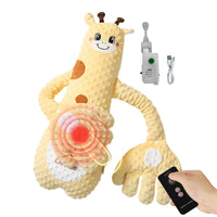 Baby Sleeping Patting Doll with Soothing Palm Remote 3 Adjustable Electric Baby Hand Pillow Soothing Palm Patting for Toddler